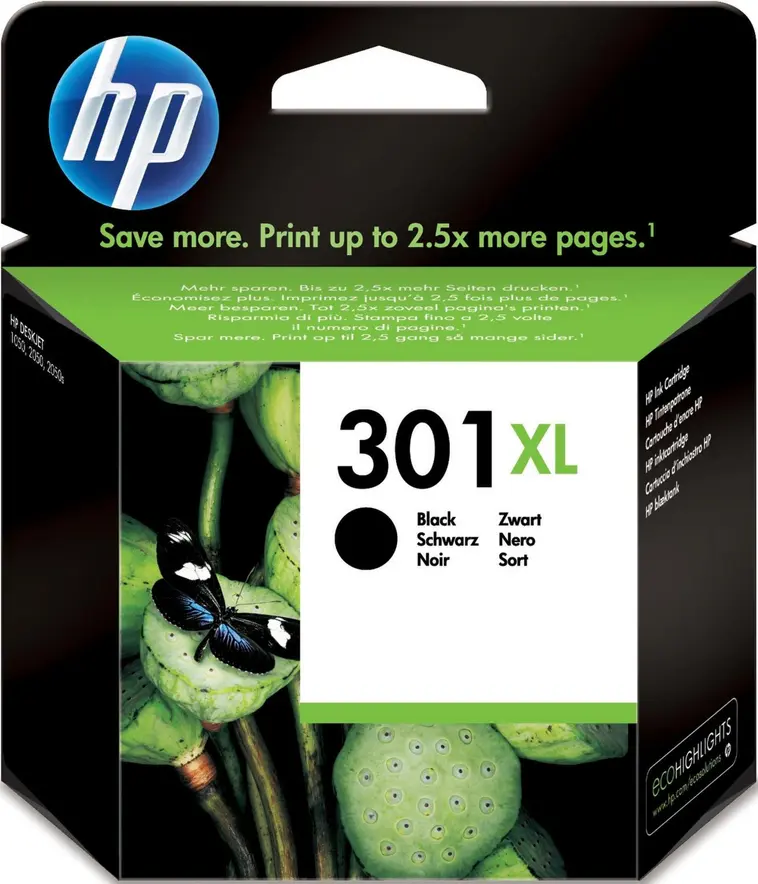 HP 301XL mustepatruuna musta | Prisma verkkokauppa