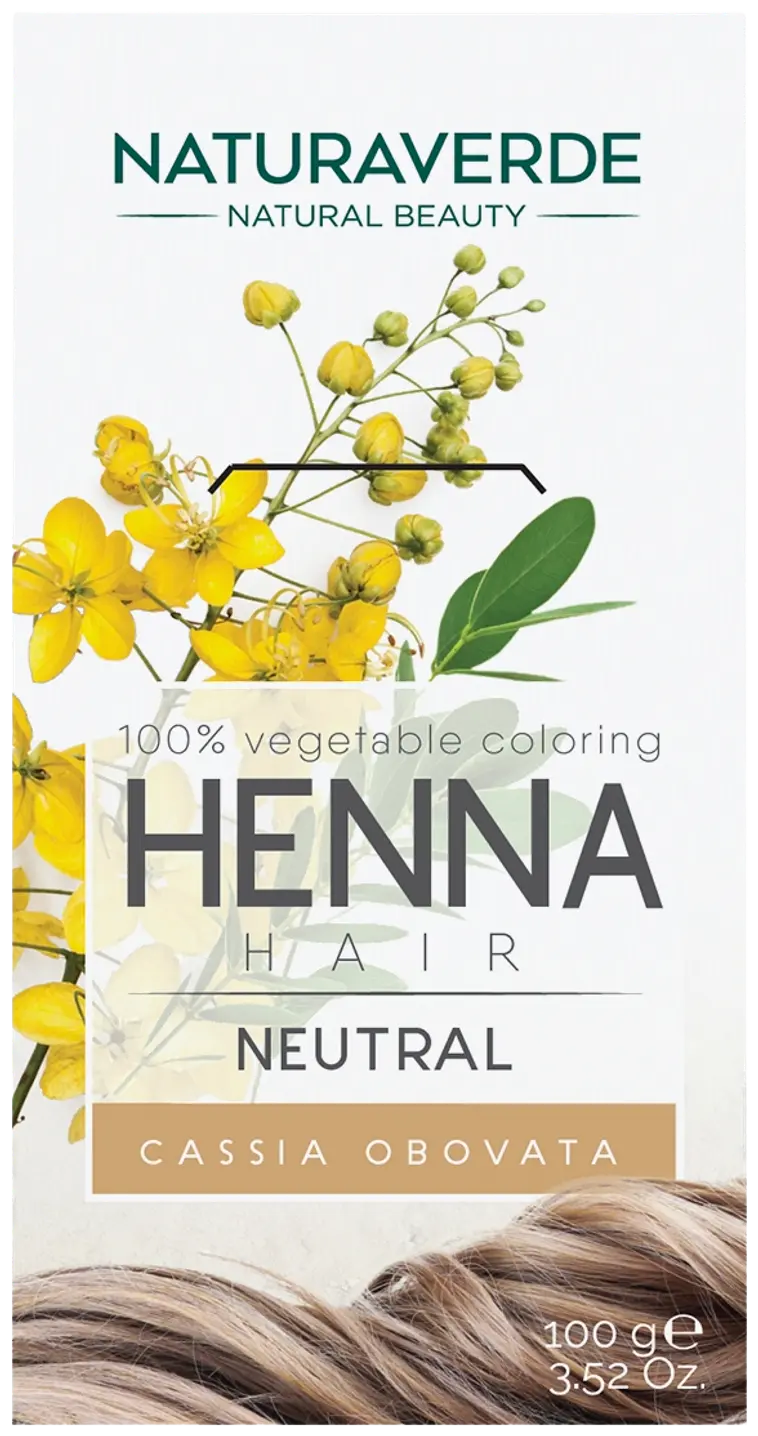 Naturaverde Henna 100% Vegetable Coloring Neutral 100g hiusväri