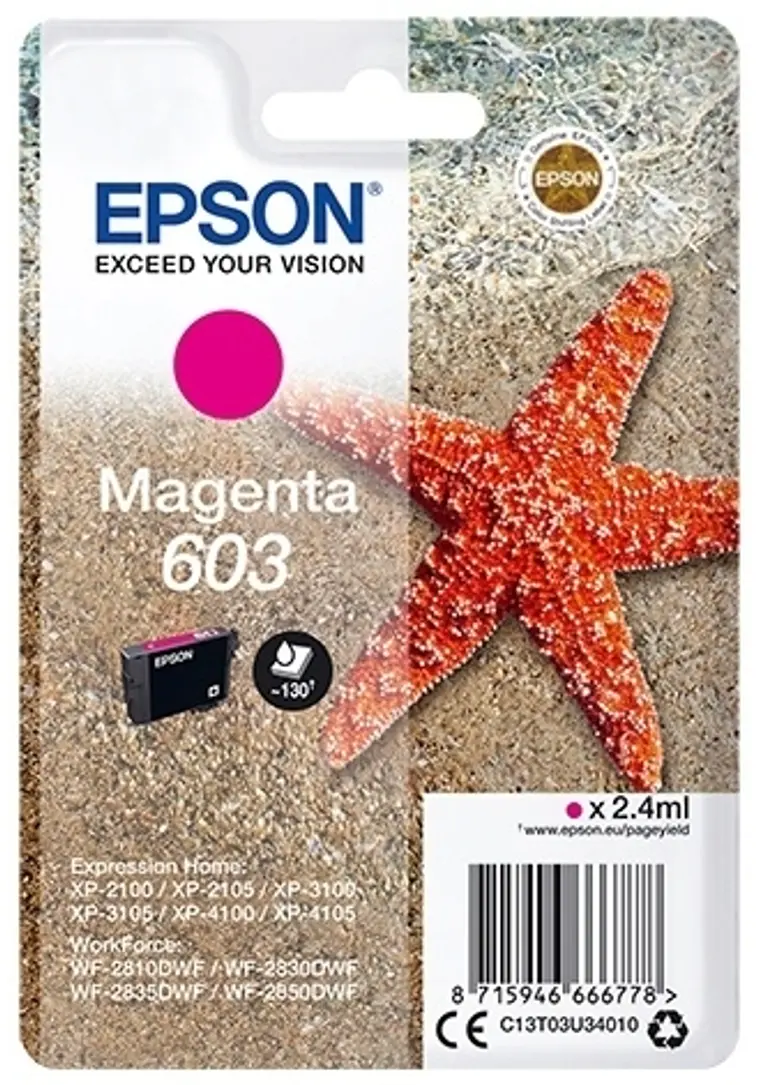 Epson 603 mustepatruuna magenta