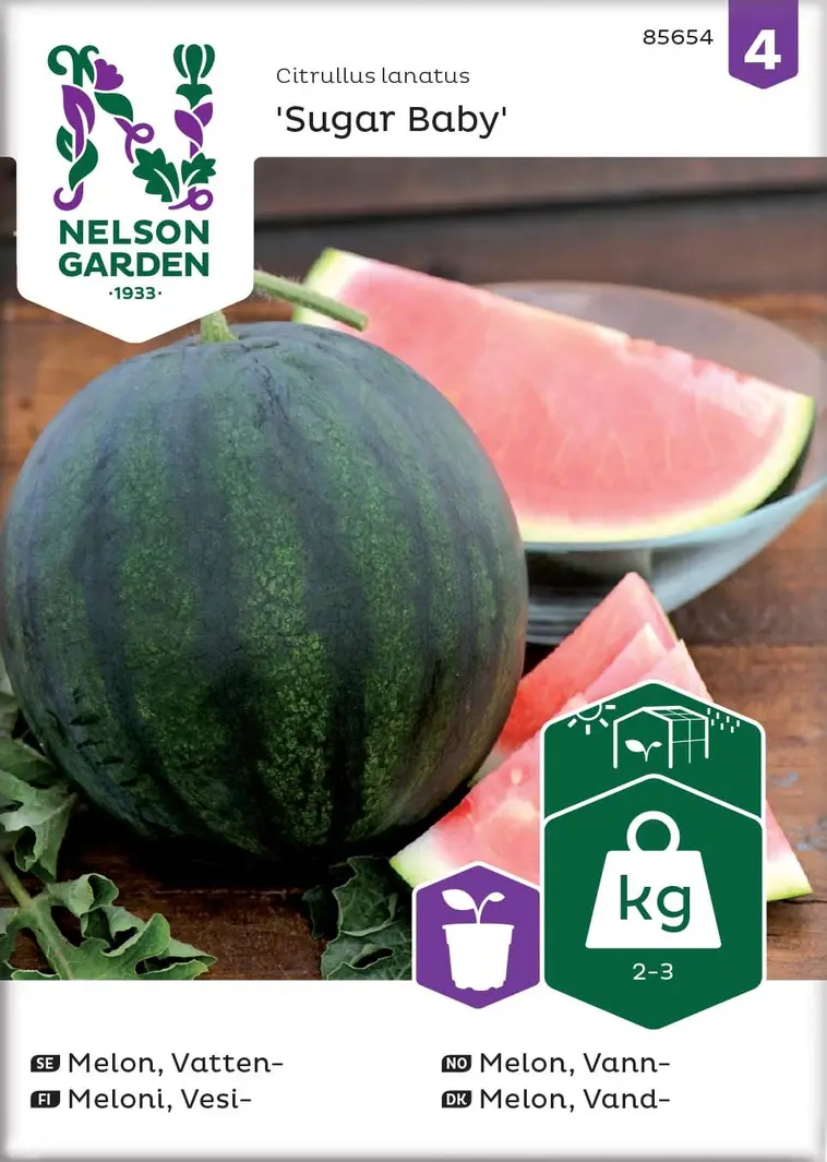 Nelson Garden Siemen Meloni, Vesi-, Sugar Baby | Prisma verkkokauppa