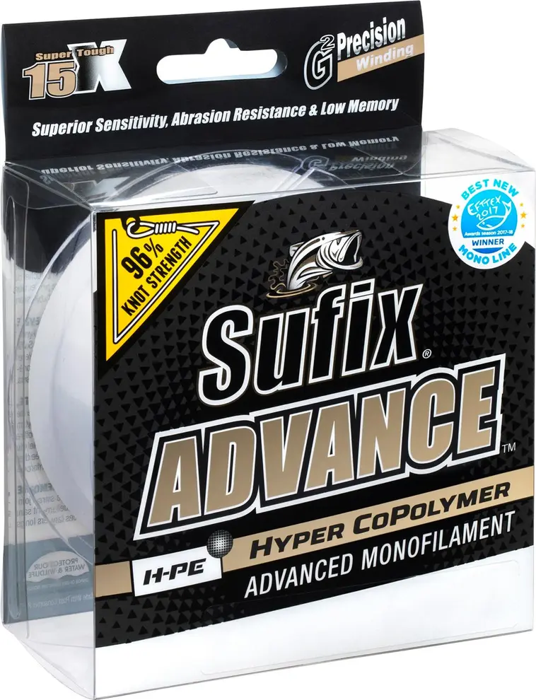 Sufix Advance 300m 0,35mm/11,3kg kirkas siima