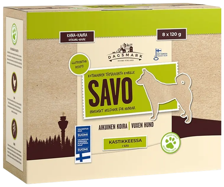 Dagsmark SAVO kana-kaura kastikkeessa 8 x 120 g