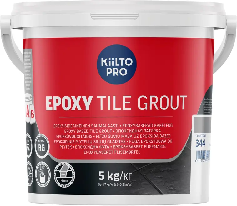 Kiilto epoksisaumalaasti Epoxy Tile Grout 5kg 344 quartz grey