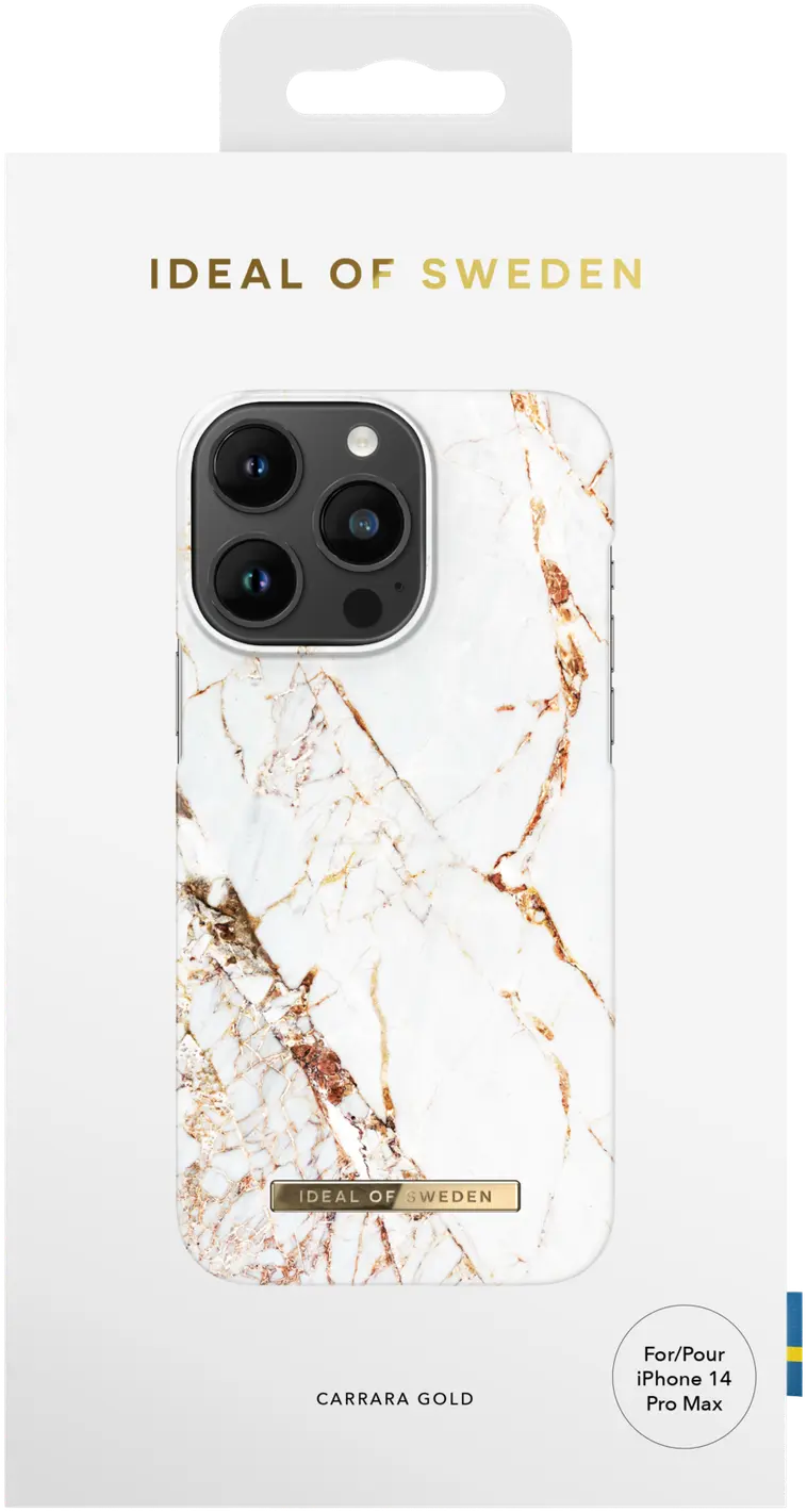 iDeal of Sweden Suojakuori Carrara Gold iPhone 14 Plus