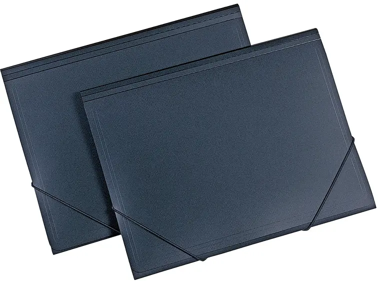 Foldermate Black kulmalukkokansio A4 musta