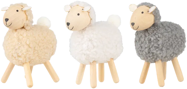 Ei merkkiä Pöytäkoriste lammas 12 cm, erilaisia