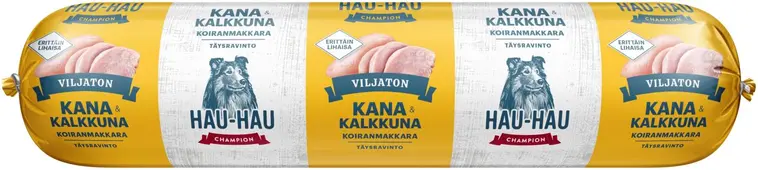 Hau-Hau Champion Viljaton koiranmakkara kana-kalkkuna täysravinto 350 g |  Prisma verkkokauppa