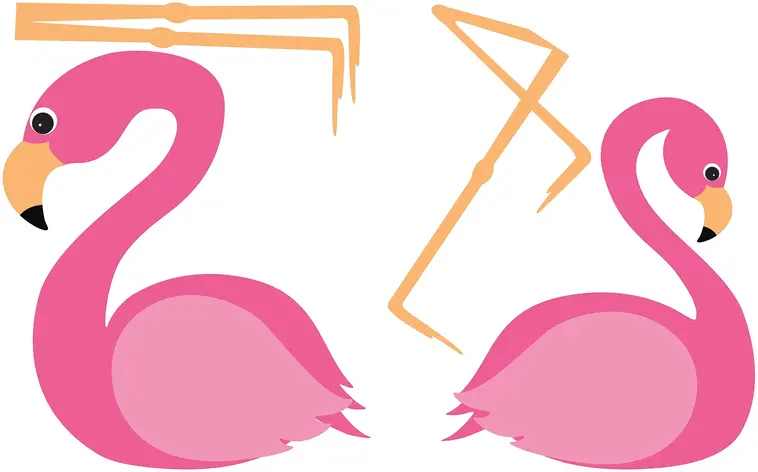 Forwall sisustustarra Pink flamingo SPN788TD