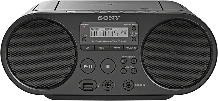 Sony CD-radio ZS-PS50 musta