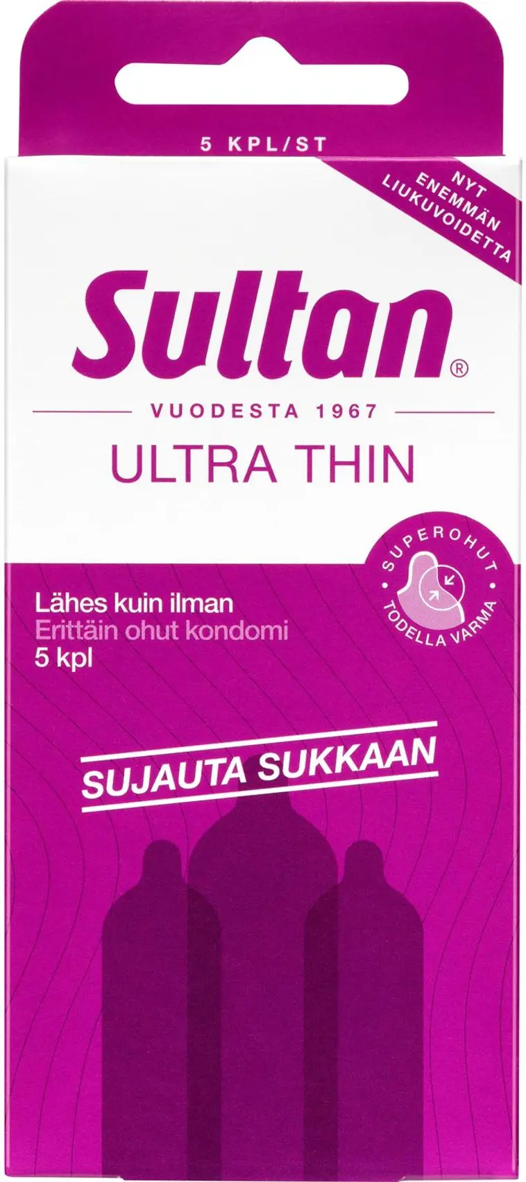 Sultan Ultra Thin superohut kondomi 5kpl