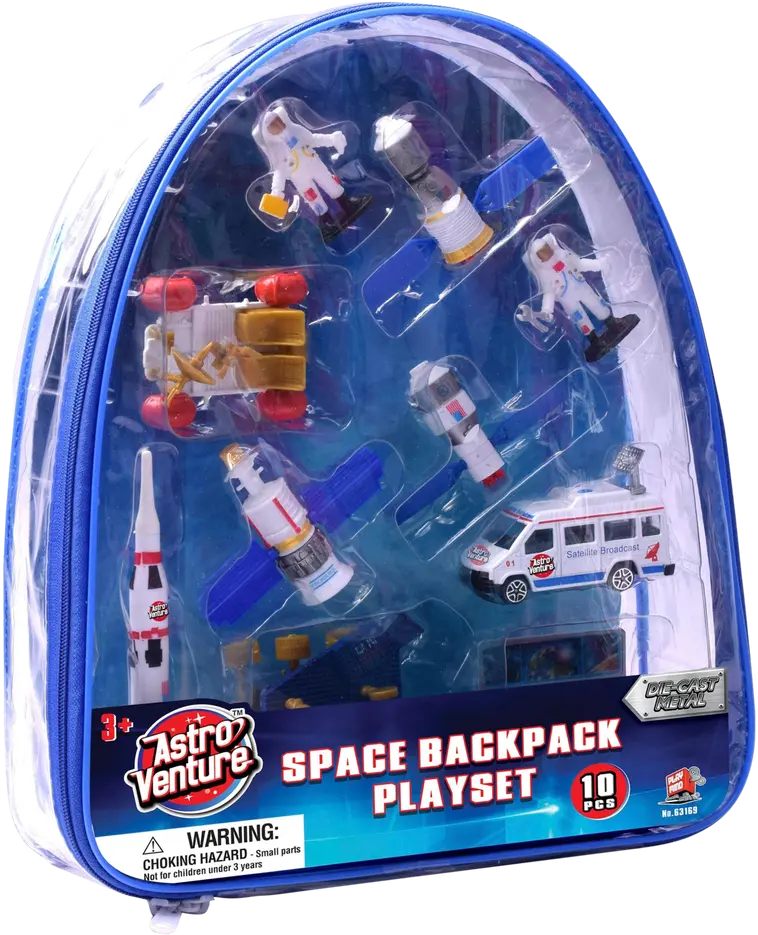 Astro Diecast Space Backpack leikkisetti