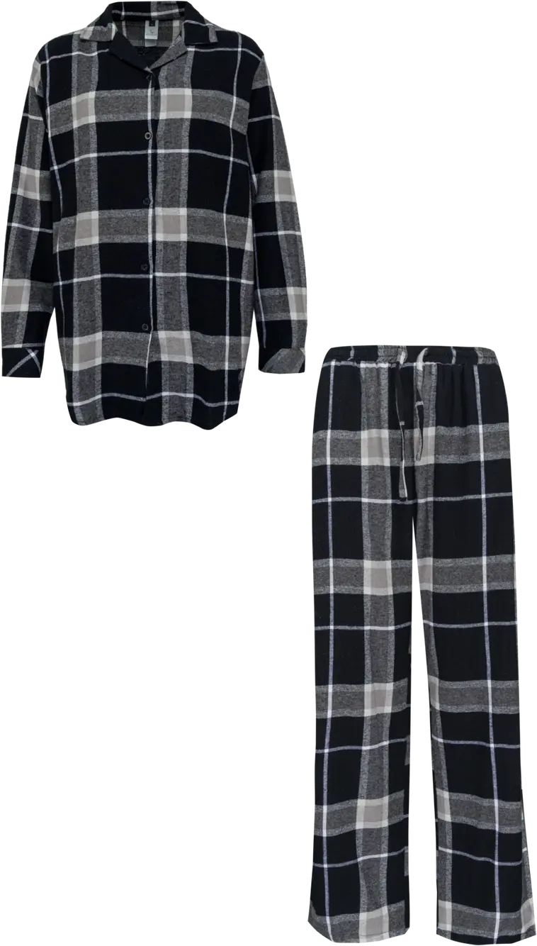Actuelle naisten flanellipyjama 212A372306