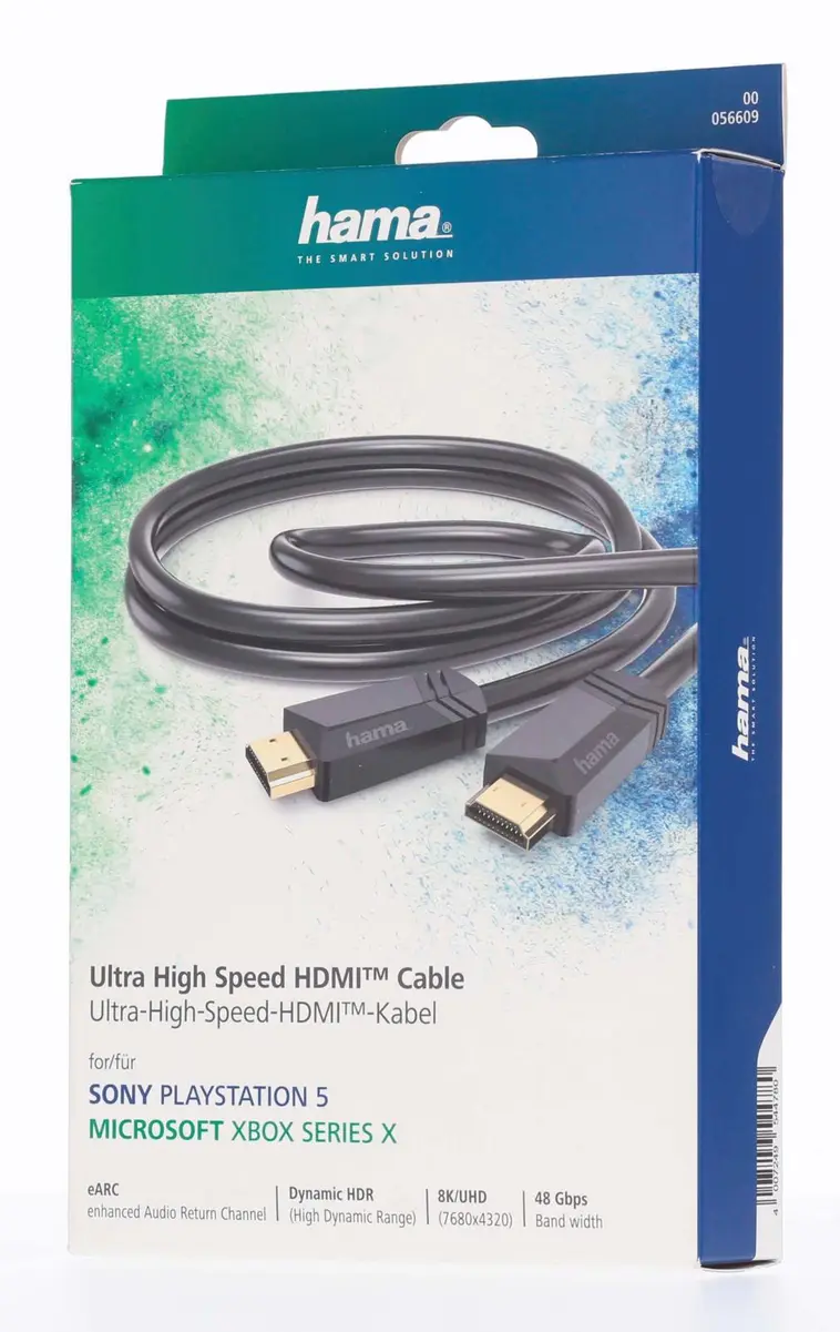 Hama 8K HDMI™-kaapeli, Ultra High Speed, PS5/XBOX X, 2,0m - 3