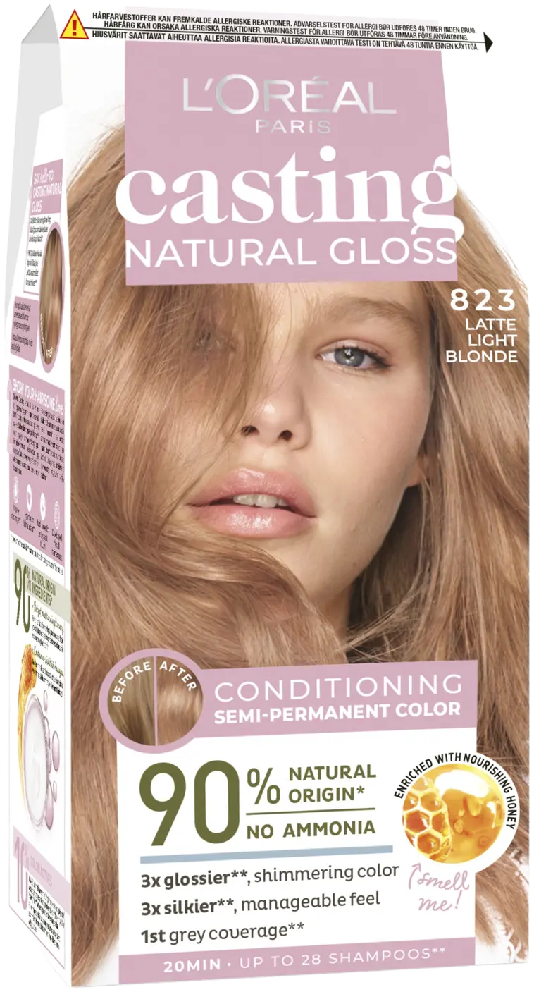 L Oréal Paris Casting Natural Gloss 823 Light Blonde Vanille kevytväri 1kpl Prisma verkkokauppa