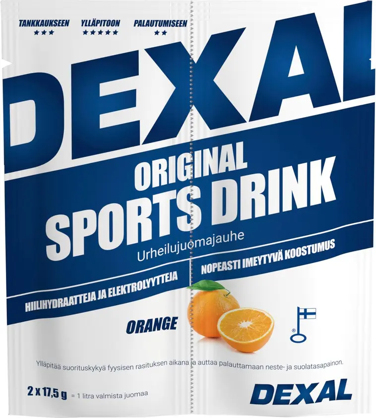 Dexal Original sports drink urheilujuomajauhe appelsiini 35g