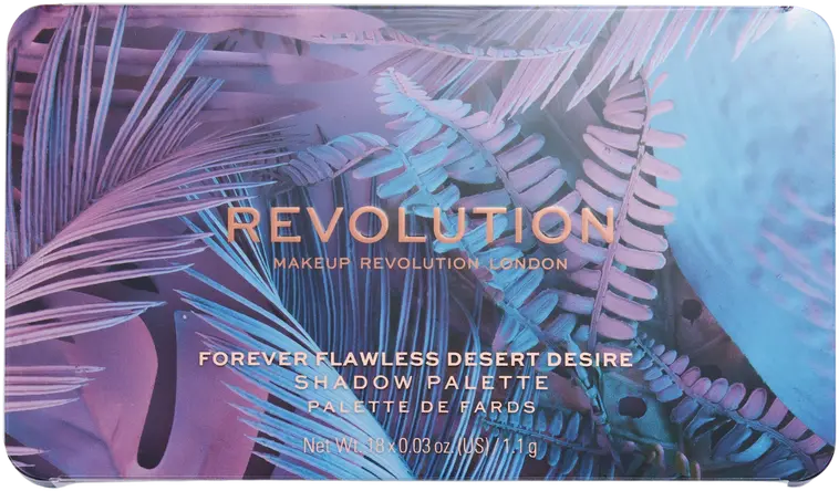 Makeup Revolution Forever Flawless Desert Desire luomiväripaletti 18 sävyä  | Prisma verkkokauppa