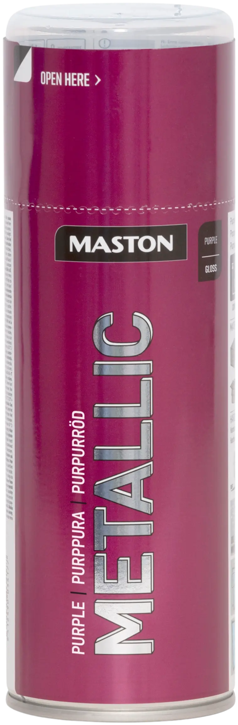 Maston Metallic spraymaali purppuranpunainen 400ml | Prisma verkkokauppa
