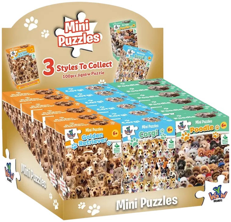 Puzzles Minipalapeli koirat 100 palaa