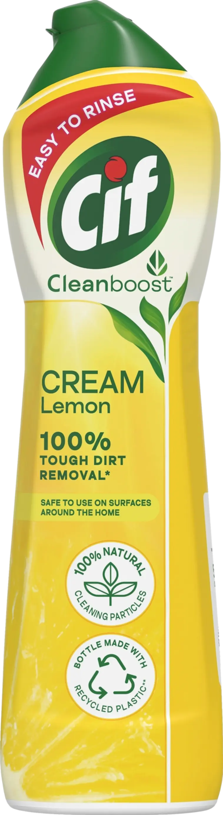 Cif Cream Lemon Puhdistusaine Tehokas puhdistus Hellävarainen 500 ml