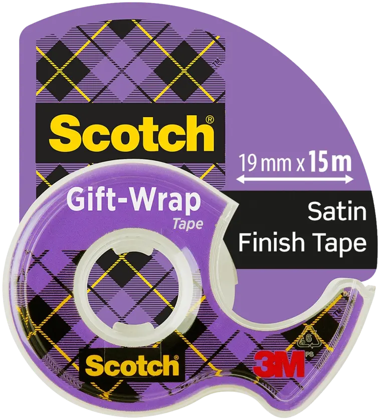 Scotch GiftWrap -satiiniteippi, 19mmx15m