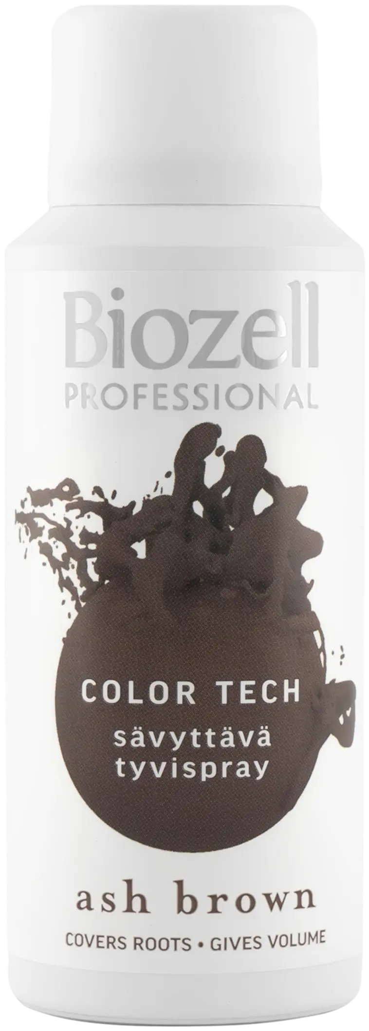 Biozell Professional Color Tech Sävyttävä tyvispray Ash Brown 100ml