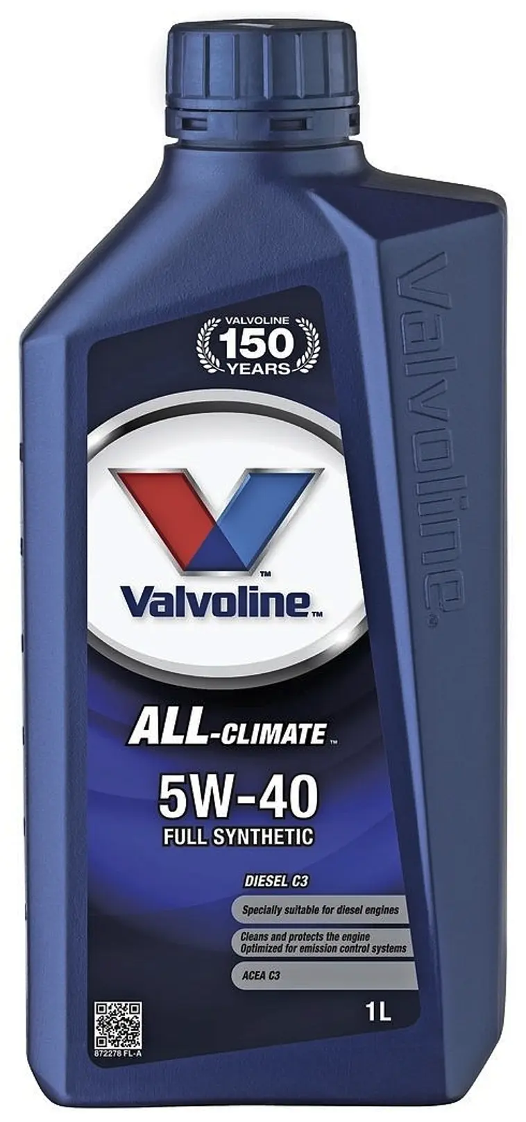 Valvoline All Climate Diesel C3 5W-40 moottoriöljy 1l