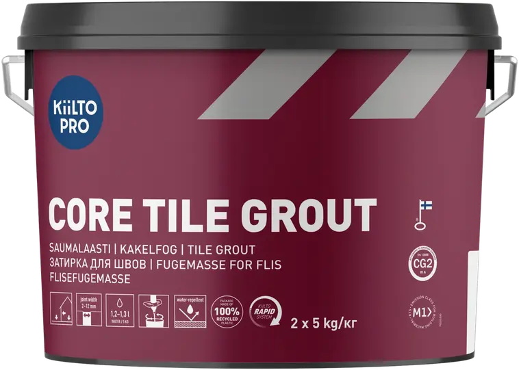 Kiilto saumalaasti Pro Core Tile grout 444 iron 10 kg | Prisma verkkokauppa