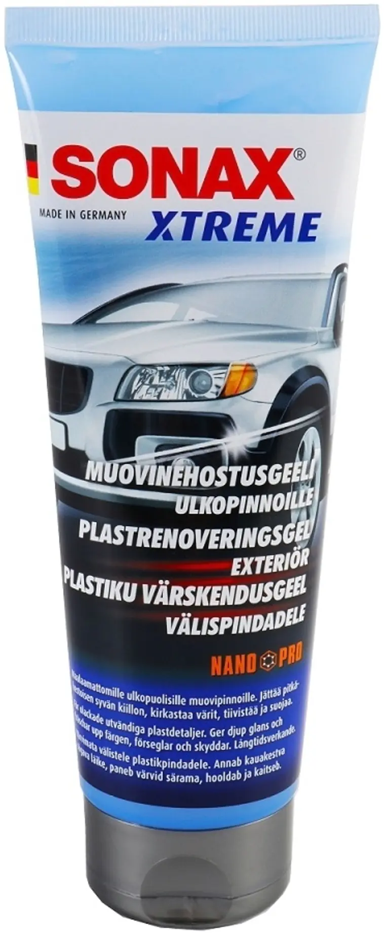Sonax Xtreme 250ml muovinehostusgeeli ulkopinnoille