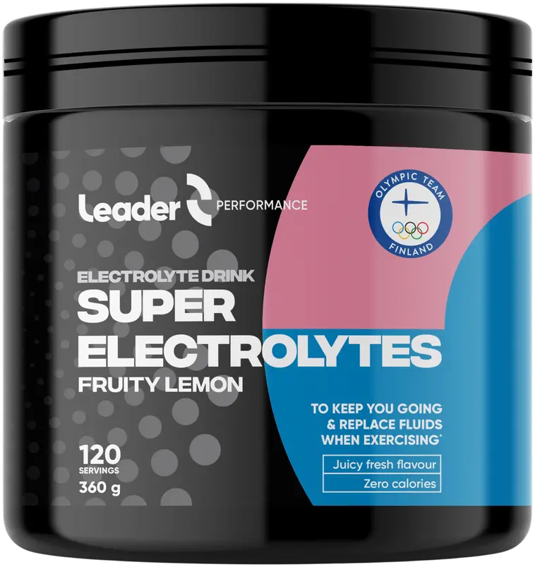 Leader Performance Super Electrolytes sitruksenmakuinen elektrolyyttijauhe 360 g