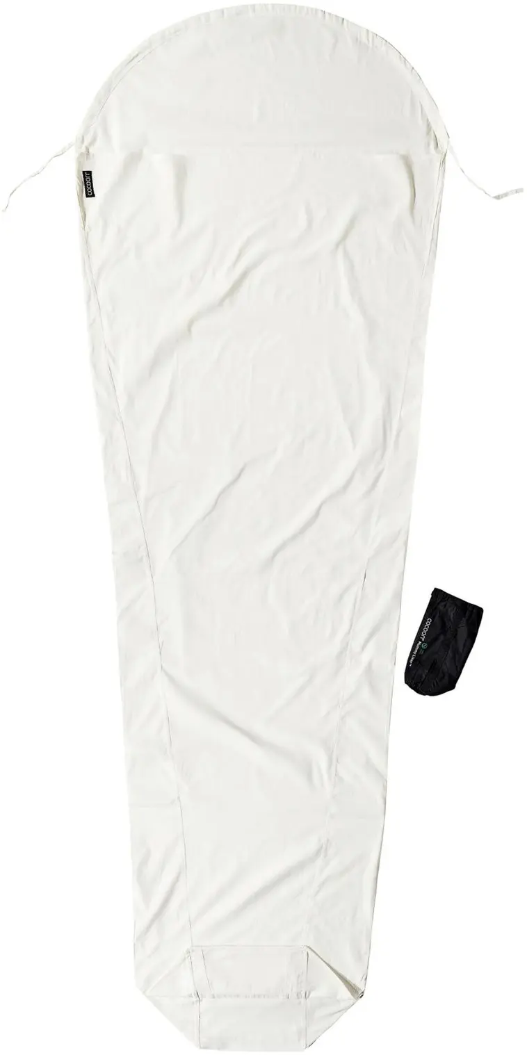 Cocoon Mummy Liner makuupussin sisälakana valkoinen