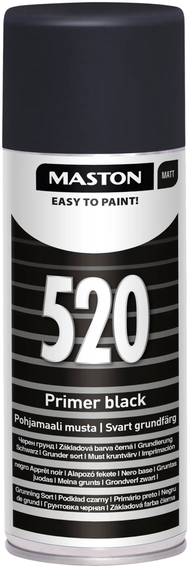 Maston spray pohjamaali musta 520 400ml