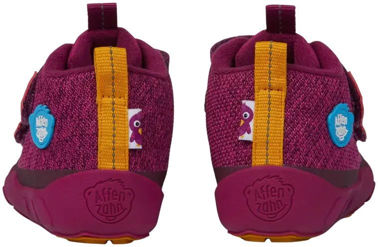 Affenzahn lasten vedenpitävä ulkoilujalkine Low Boot Knit Happy Bird - Purple - 4