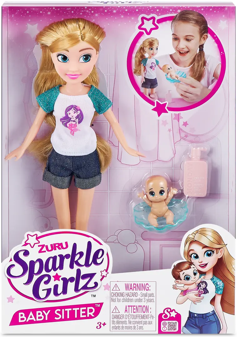 Sparkle Girlz Baby Sitter 26,5 cm - 1