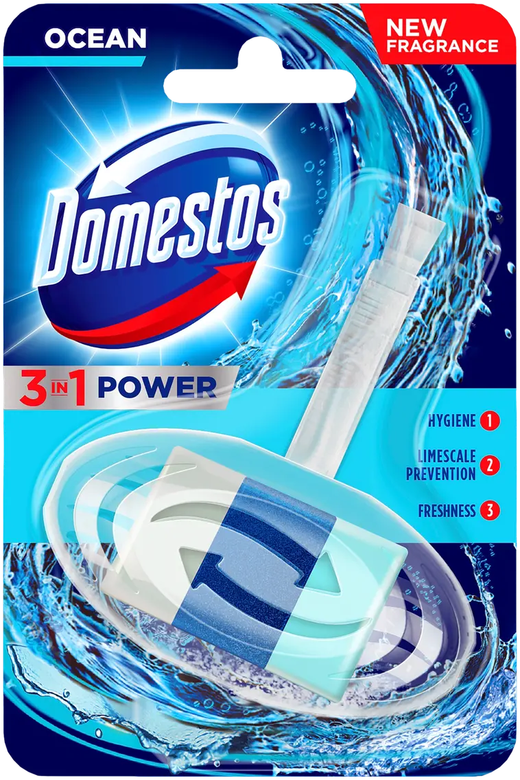 Domestos WC-raikastin 3in1 Ocean 1 kpl