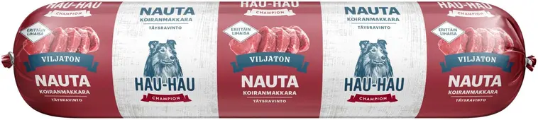 Hau-Hau Champion Viljaton koiranmakkara nauta täysravinto 350 g | Prisma  verkkokauppa