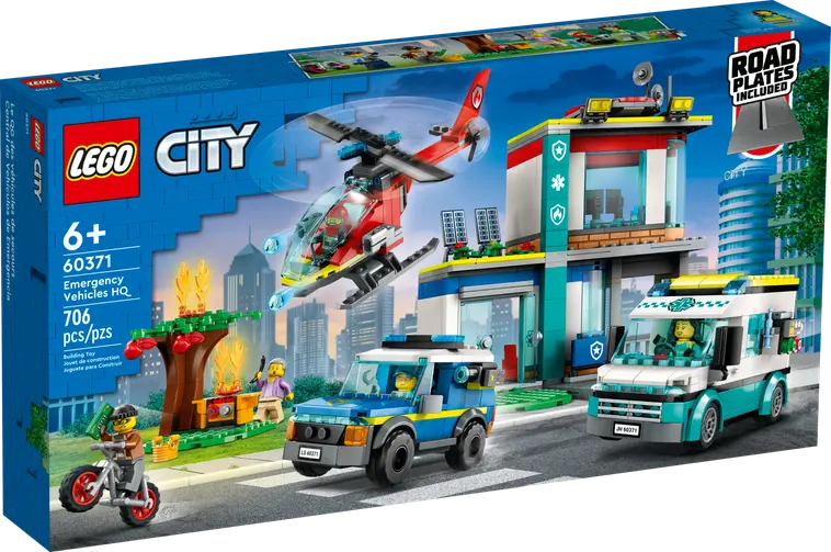 LEGO City Police 60371 - Hälytysajoneuvojen päämaja