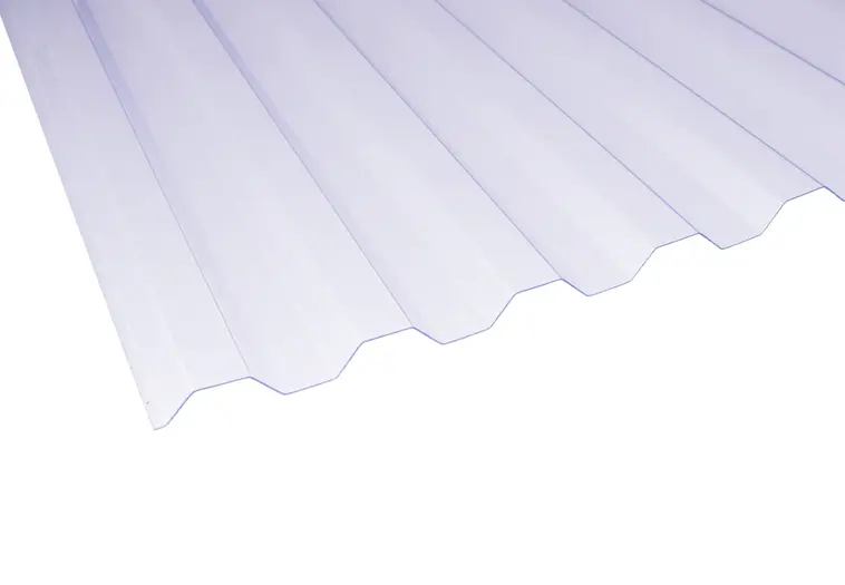 Keraplast valokate PVC trapetsi 0,8 mm 1040x2500 mm väri sinertävän kirkas helmik.