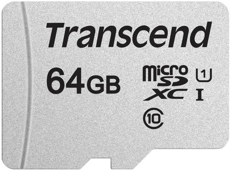 Transcend 300S muistikortti 64GB U1 Micro SD