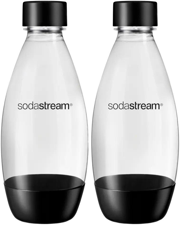 SodaStream Fuse -juomapullo musta 2x 0,5L