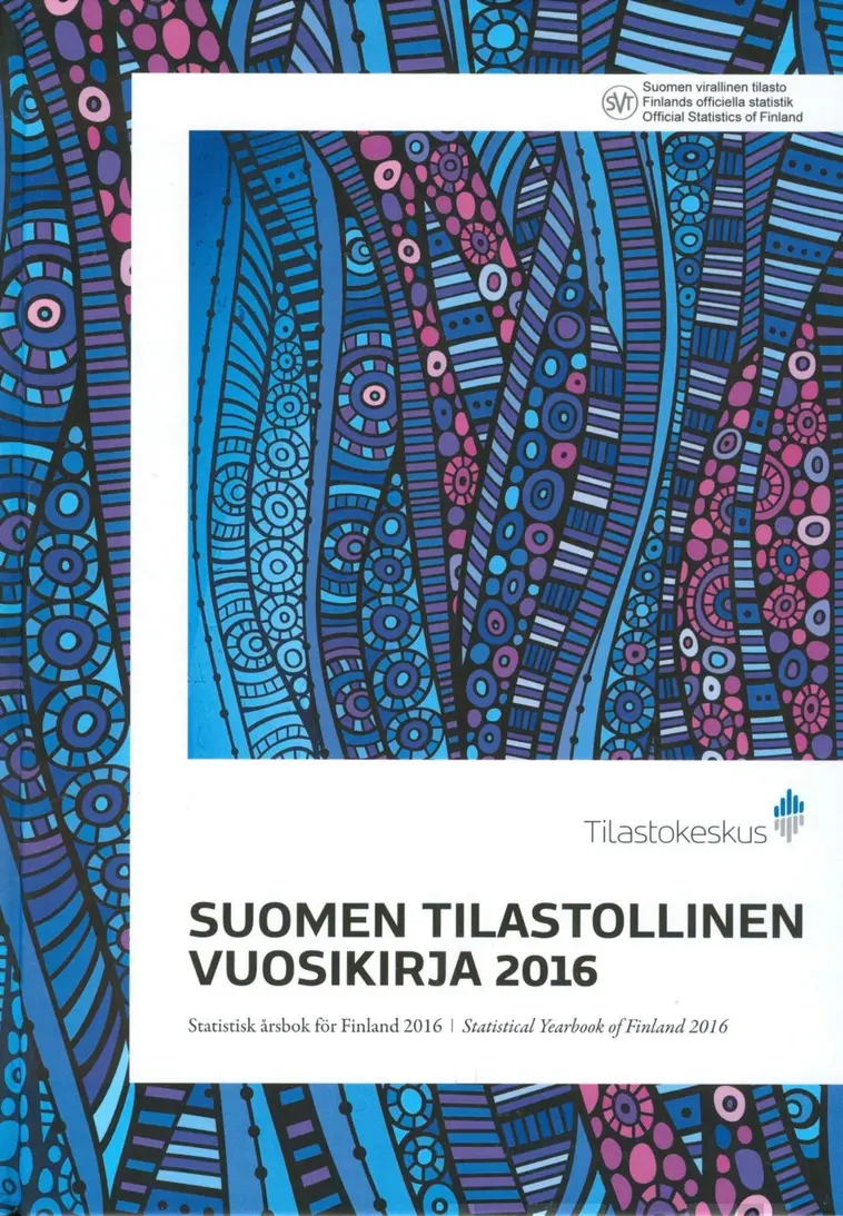 Suomen tilastollinen vuosikirja 2016 - Statistik årsbok för Finland 2016 -  Statistical Yearbook of Finland 2016 | Prisma verkkokauppa