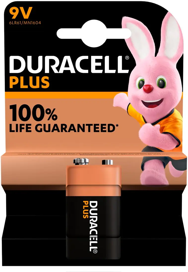 Duracell 1kpl Plus Power 9V alkaliparisto