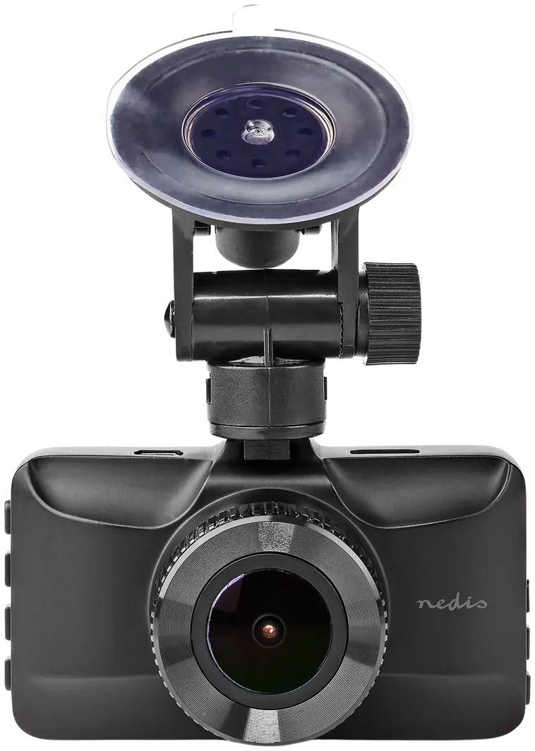Nedis Autokamera DCAM15BK 1080p@30fps 12.0 MPixel 3.0 " LCD Musta/Punainen - 1
