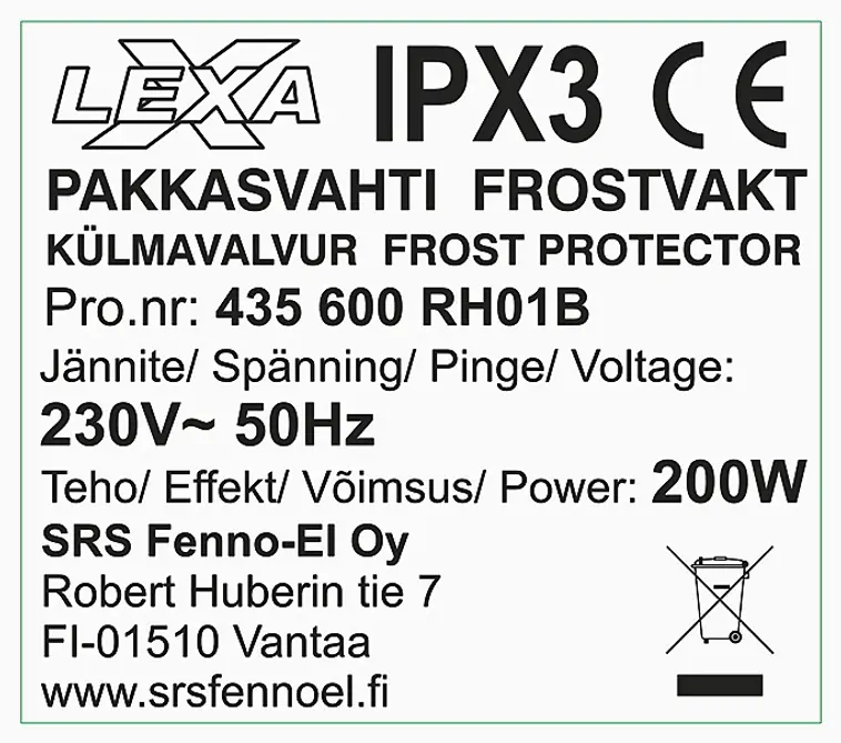 Pakkasvahti 200W - 2