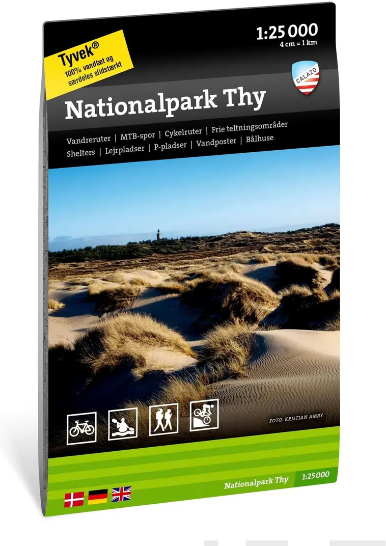 Nationalpark Thy -retkeilykartta