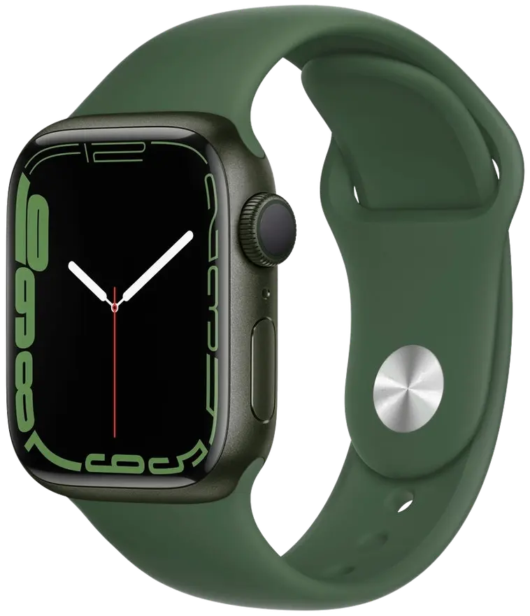 APPLE Watch Series 7 GPS + Cellular 41mm Green alumiini kotelo Clover Sport  ranneke | Prisma verkkokauppa