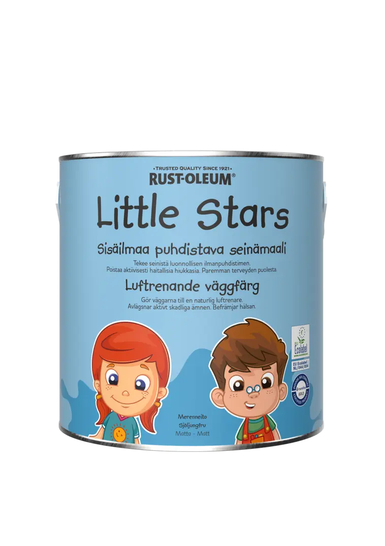 Rust-Oleum Little Stars Sisäilmaa puhdistava Seinämaali 2,5L Merenneito |  Prisma verkkokauppa