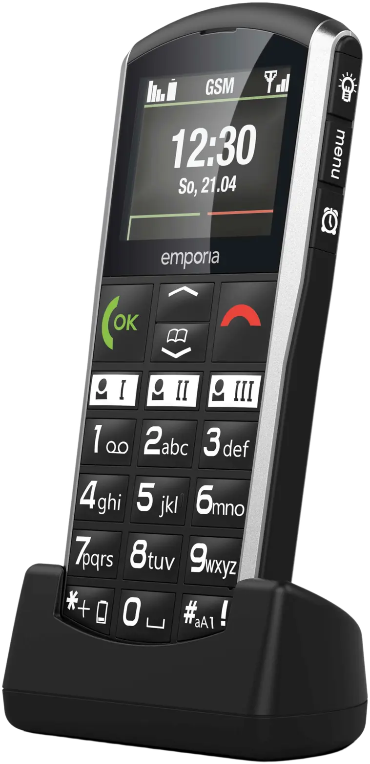 Emporia Simplicity 4G puhelin, musta - 6