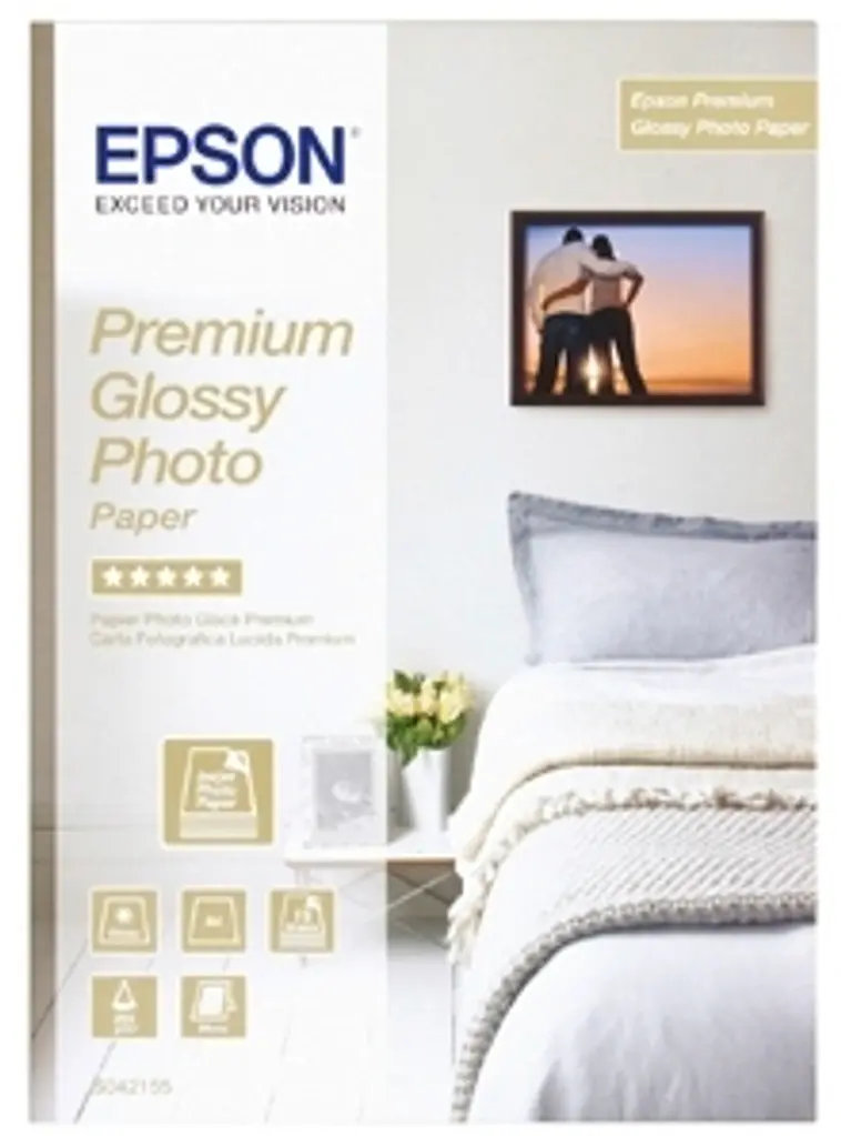 Epson Premium Glossy valokuvapaperi A4 | Prisma verkkokauppa