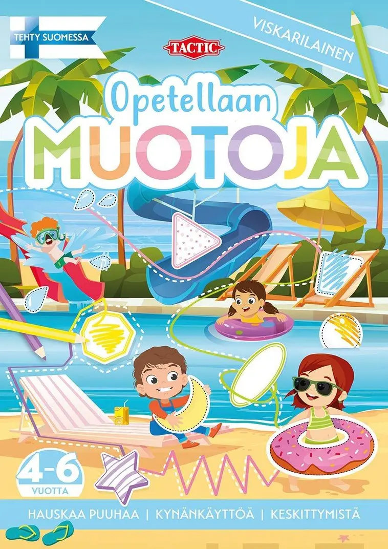 Tactic puuhakirja Opetellaan Muotoja