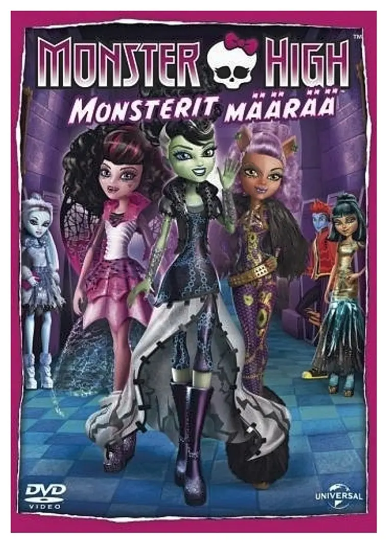 DVD Monster High - Monsterit Määrää